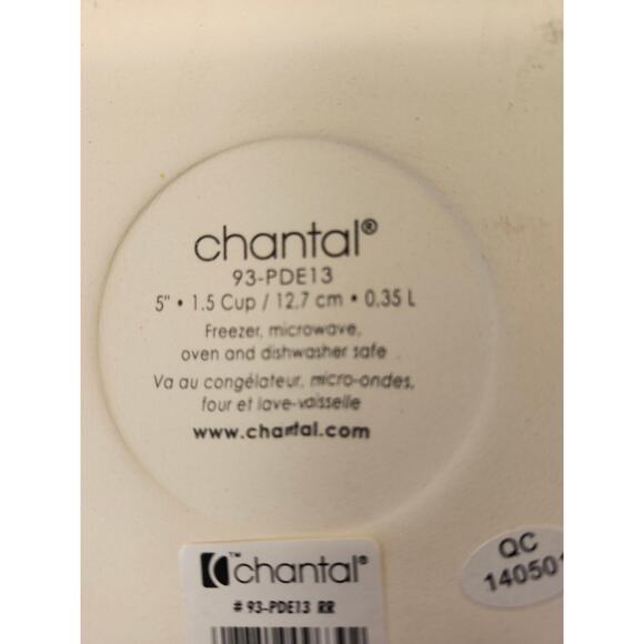 Chantal Individual Easy As Pie-Dish NWT 5" Red Fluted Edge Set Of 2 Stoneware - Picture 5 of 11